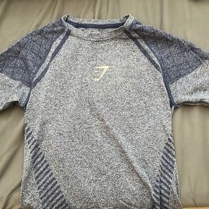 Gymshark Shirt - Blue Small